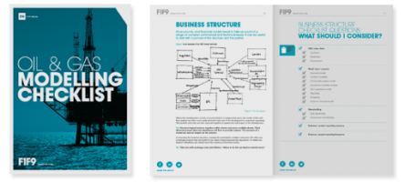 OIL AND GAS MODELLING CHECKLIST